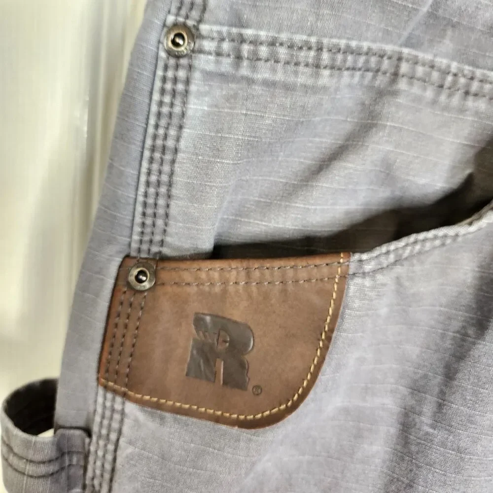 Wrangler RIGGS Mens 40x32 Gray Workwear Ripstop Ranger Cargo Carpenter Pants